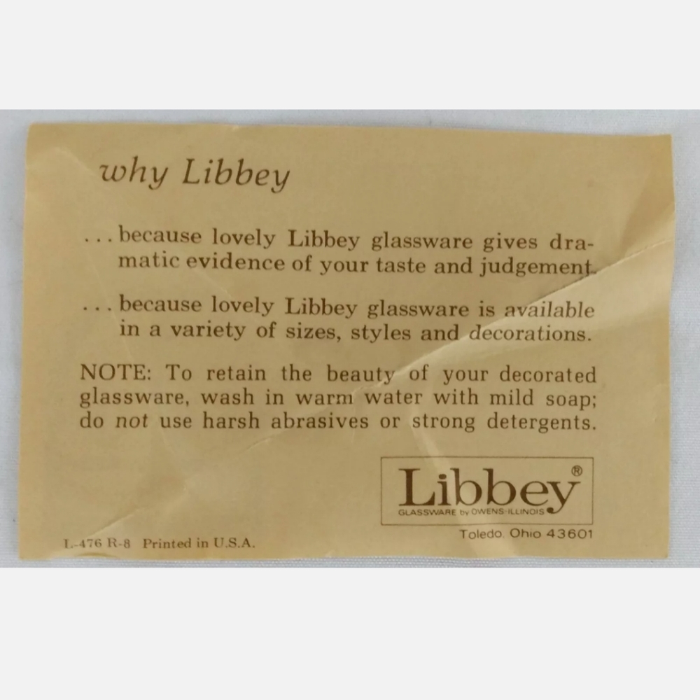 Mid-Century Modern Vintage Libbey Glass - Picture 9 of 12